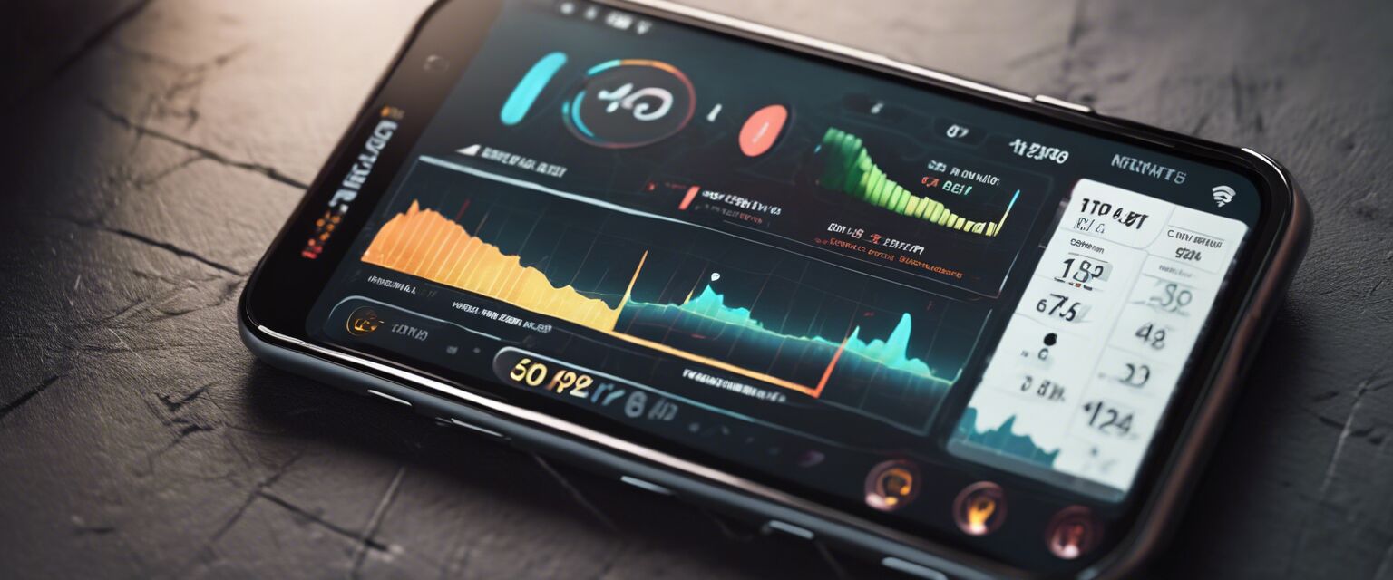 Smartphone with fitness apps