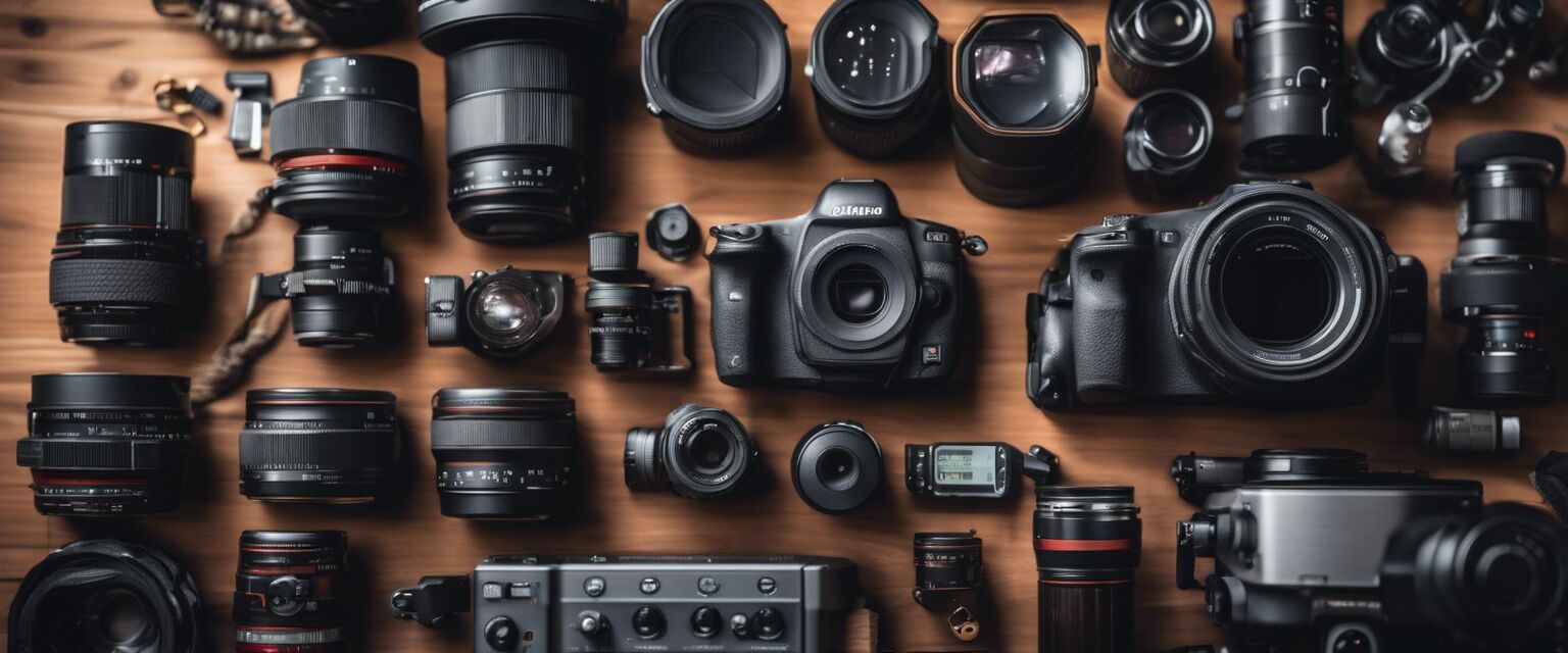 Photography gadgets and gear